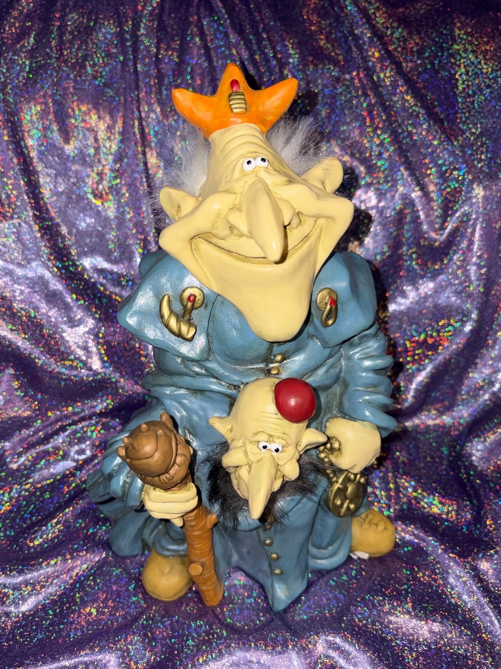 Vintage Halloween Troll Wizard decorative Piece